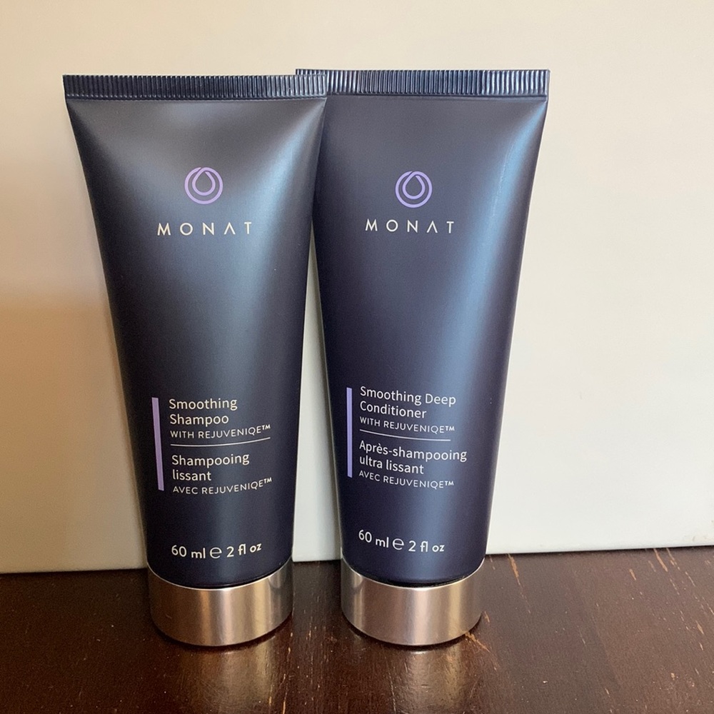 Monat smoothing shampoo and conditioner